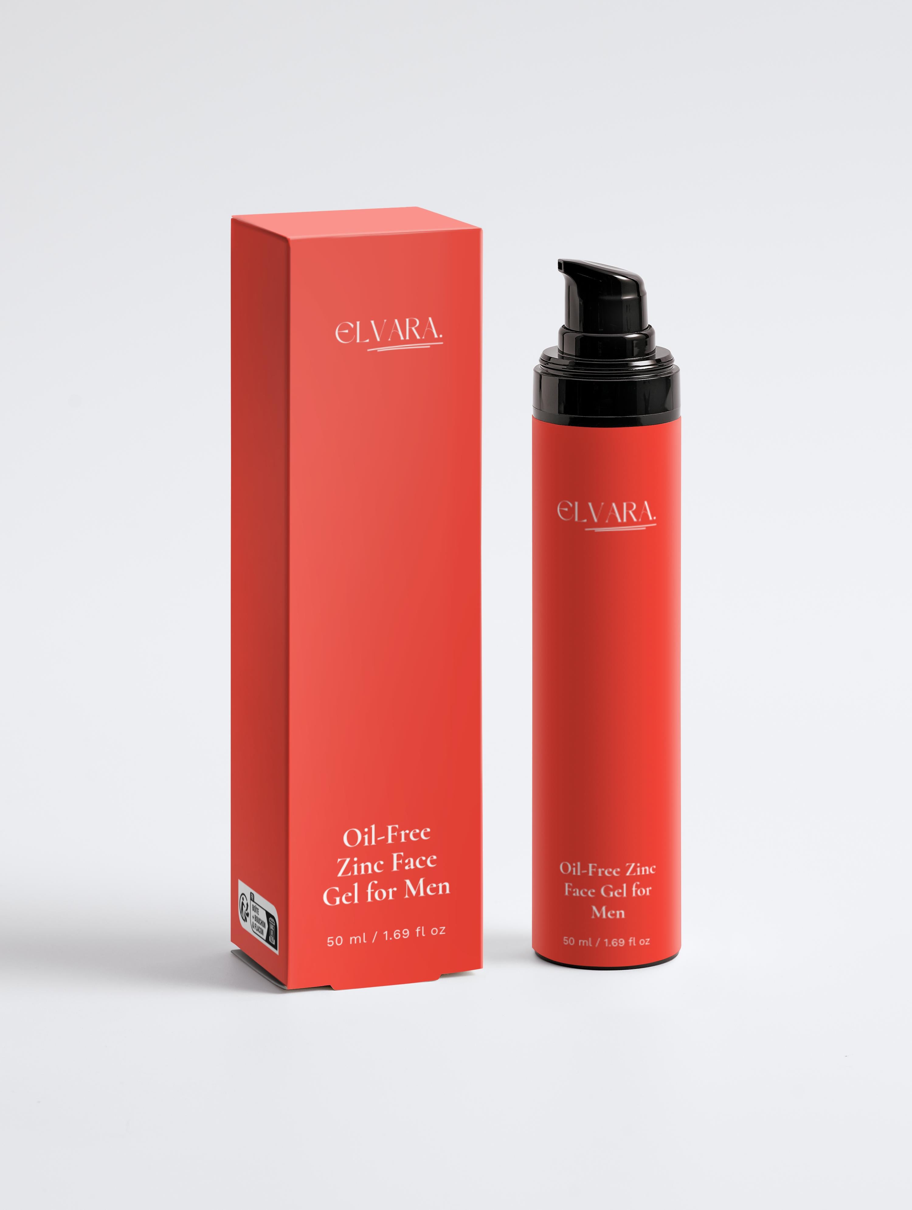 Oil-Free Zinc Face Gel for Men