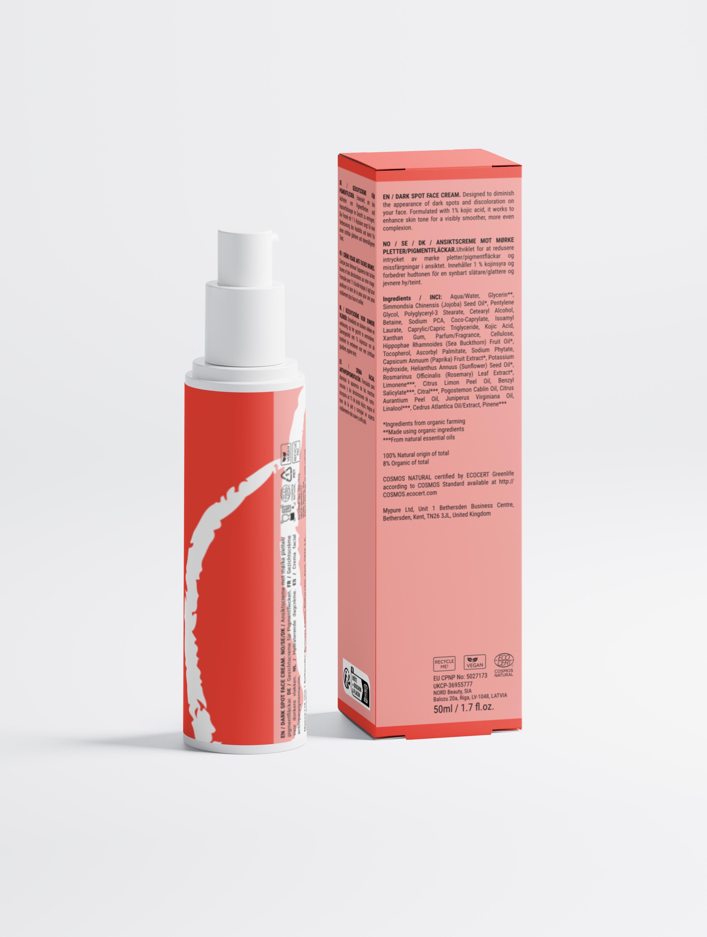 Dark Spot Face Cream with Kojic Acid